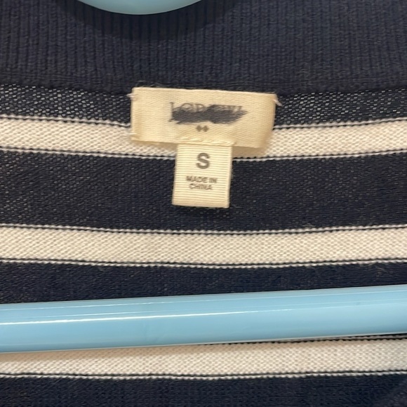 J. Crew Striped Cotton Cardigan Jackie - Picture 4 of 5